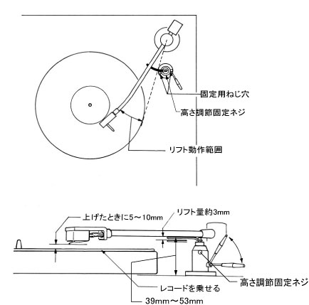 アナログプレーヤー用単体別置き型アームリフターユニットAL-2/山本 